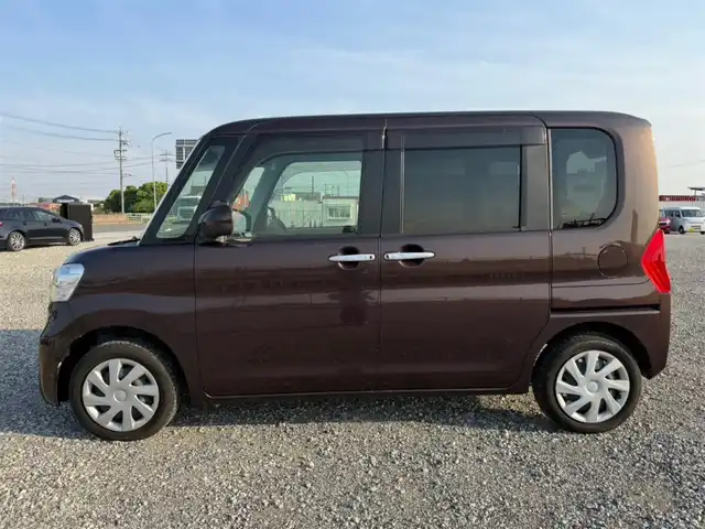 ダイハツ タント X LTD SA Ⅲ 栃木県 2018(平30)年 2.1万km プラムブラウンクリスタルマイカ 〇純正８型ナビ/〇フルセグTV/〇パワースライドドア（両側）/〇バックカメラ/〇ETC/〇ドライブレコーダー/〇スマートアシスト3/〇衝突回避支援ブレーキ機能/〇衝突警報機能/〇アイドリングストップ機能/〇LEDヘッドランプ/〇オートライト/〇オートエアコン/〇シートヒーター（運転席）/〇純正14インチアルミホイールキャップ/〇キーフリーシステム/〇禁煙車