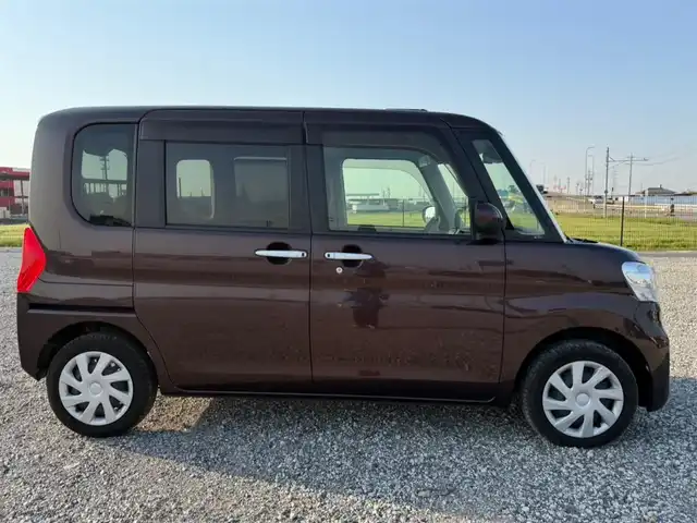 ダイハツ タント X LTD SA Ⅲ 栃木県 2018(平30)年 2.1万km プラムブラウンクリスタルマイカ 〇純正８型ナビ/〇フルセグTV/〇パワースライドドア（両側）/〇バックカメラ/〇ETC/〇ドライブレコーダー/〇スマートアシスト3/〇衝突回避支援ブレーキ機能/〇衝突警報機能/〇アイドリングストップ機能/〇LEDヘッドランプ/〇オートライト/〇オートエアコン/〇シートヒーター（運転席）/〇純正14インチアルミホイールキャップ/〇キーフリーシステム/〇禁煙車