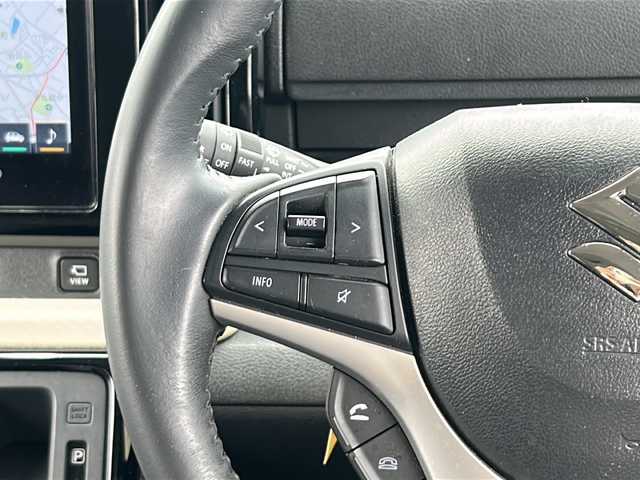 スズキ ソリオ HV MZ 愛知県 2022(令4)年 3.5万km ピュアホワイトP /禁煙車//ワンオーナー//純正ナビ・フルセグTV//全方位モニター//ETC//両側パワースライドドア//LEDオートライト//スズキセーフティサポート//前後ドライブレコーダー//アイドリングストップ//ステアスイッチ//前席シートヒーター//電動格納ミラーウインカー//デュアルカメラブレーキサポート//前後誤発進抑制制御//車線逸脱警報//ふらつき警報//先行車発進お知らせ//ハイビームアシスト//ACC//ドアバイザー//純正１５インチアルミ//純正フロアマット//新車保証書/取扱説明書//スペアキー