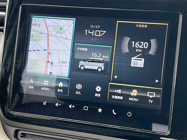 スズキ ソリオ HV MZ 愛知県 2022(令4)年 3.5万km ピュアホワイトP /禁煙車//ワンオーナー//純正ナビ・フルセグTV//全方位モニター//ETC//両側パワースライドドア//LEDオートライト//スズキセーフティサポート//前後ドライブレコーダー//アイドリングストップ//ステアスイッチ//前席シートヒーター//電動格納ミラーウインカー//デュアルカメラブレーキサポート//前後誤発進抑制制御//車線逸脱警報//ふらつき警報//先行車発進お知らせ//ハイビームアシスト//ACC//ドアバイザー//純正１５インチアルミ//純正フロアマット//新車保証書/取扱説明書//スペアキー