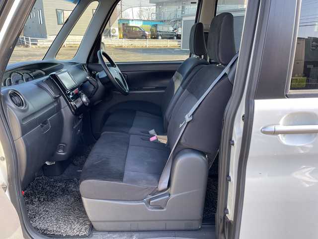 ダイハツ タント カスタム L 道央・札幌 2012(平24)年 7.8万km パールホワイトⅢ ４WD/ワンオーナー/純正SDナビ/AM/FM/BT/SD/CD/DVD/フルセグ/ETC/アイドリングストップ/片側スライドドア/スマートキー/キセノンヘッドライト/フォグランプ/電動格納ミラー/ウィンカーミラー/純正フロアマット/ドアバイザー/スペアキー/純正AW付夏タイヤ積込/155/65/R14/2016年/山4mm