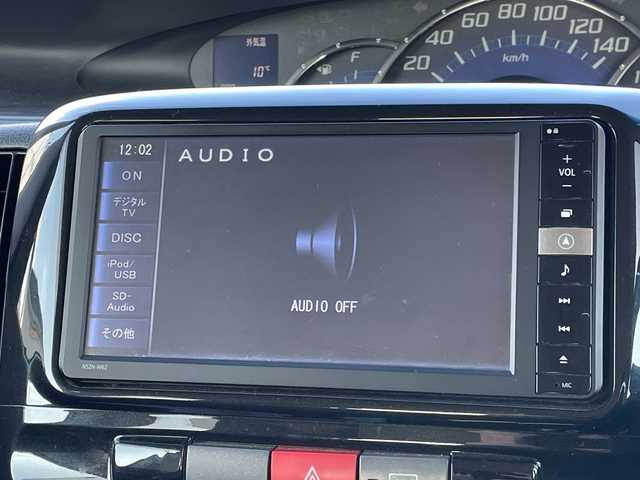 ダイハツ タント カスタム L 道央・札幌 2012(平24)年 7.8万km パールホワイトⅢ ４WD/ワンオーナー/純正SDナビ/AM/FM/BT/SD/CD/DVD/フルセグ/ETC/アイドリングストップ/片側スライドドア/スマートキー/キセノンヘッドライト/フォグランプ/電動格納ミラー/ウィンカーミラー/純正フロアマット/ドアバイザー/スペアキー/純正AW付夏タイヤ積込/155/65/R14/2016年/山4mm