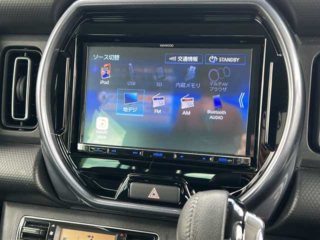 スズキ ハスラー Jスタイル 岐阜県 2022(令4)年 3.4万km ピュアホワイトパール/ガンメタリック2トーン 社外ナビ/ワンセグテレビ/AM/FM/Bluetooth/SMART USEN/ルーフレール/シートヒーター(D/N)/ドラレコ/アイドリングストップ/横滑り防止装置/クリアランスソナー/レーンキープアシスト/プリクラッシュセーフティー/プッシュスタート/スマートキー