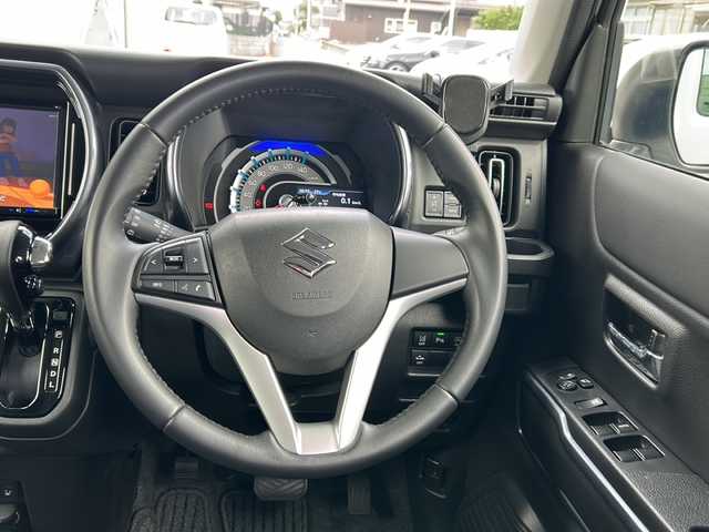 スズキ ハスラー Jスタイル 岐阜県 2022(令4)年 3.4万km ピュアホワイトパール/ガンメタリック2トーン 社外ナビ/ワンセグテレビ/AM/FM/Bluetooth/SMART USEN/ルーフレール/シートヒーター(D/N)/ドラレコ/アイドリングストップ/横滑り防止装置/クリアランスソナー/レーンキープアシスト/プリクラッシュセーフティー/プッシュスタート/スマートキー