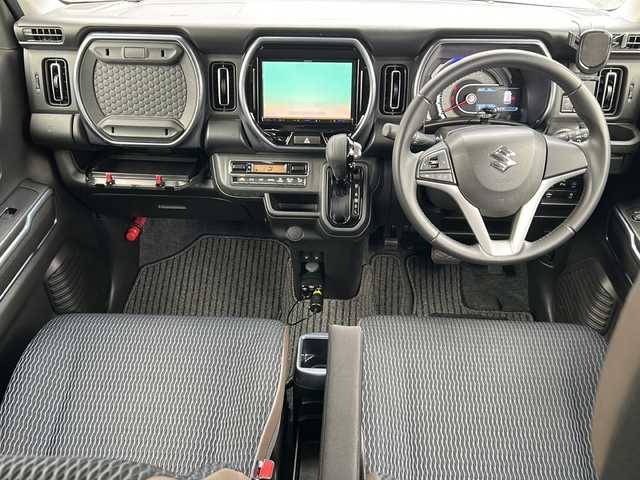 スズキ ハスラー Jスタイル 岐阜県 2022(令4)年 3.4万km ピュアホワイトパール/ガンメタリック2トーン 社外ナビ/ワンセグテレビ/AM/FM/Bluetooth/SMART USEN/ルーフレール/シートヒーター(D/N)/ドラレコ/アイドリングストップ/横滑り防止装置/クリアランスソナー/レーンキープアシスト/プリクラッシュセーフティー/プッシュスタート/スマートキー