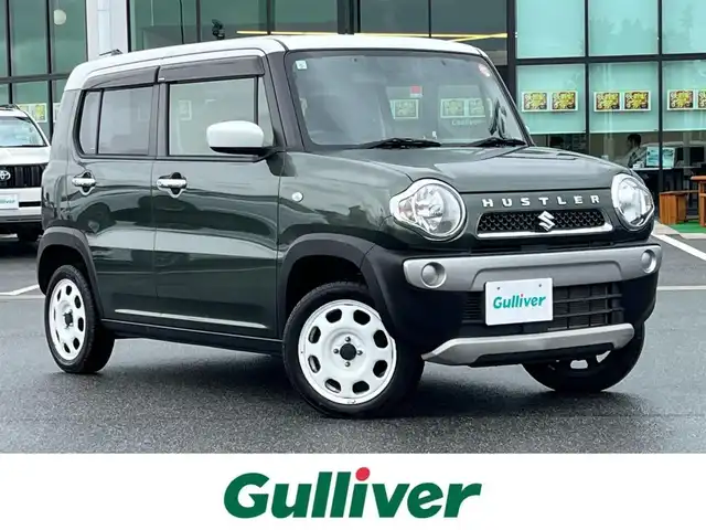スズキ ハスラー G 奈良県 2019(令1)年 4.4万km クールカーキパールメタリック/ホワイト2トーンルーフ Ｐｌｏｎｅｅｒナビ（AVIC-RWS901）/（ＴＶ／ＢＴ／ＣＤ／ＤＶＤ）/衝突軽減システム/レーンキープアシスト/前席シートヒーター/横滑り防止/アイドリングストップ/前方ドライブレコーダー/電動格納ミラー/ステアリングスイッチ/ＥＴＣ/純正15インチAW