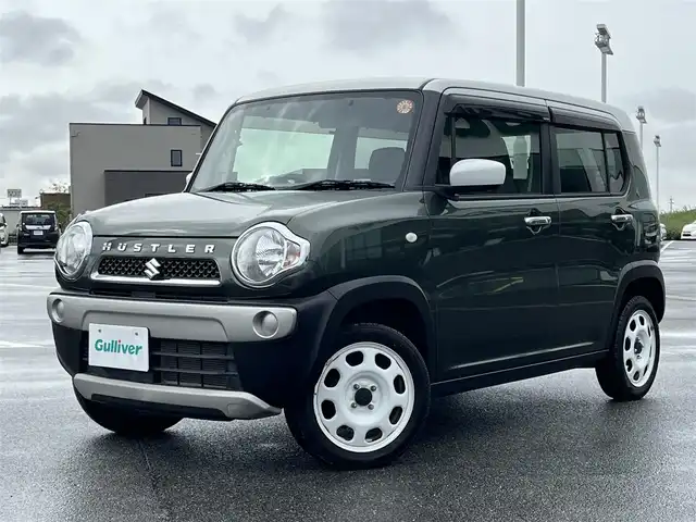 スズキ ハスラー G 奈良県 2019(令1)年 4.4万km クールカーキパールメタリック/ホワイト2トーンルーフ Ｐｌｏｎｅｅｒナビ（AVIC-RWS901）/（ＴＶ／ＢＴ／ＣＤ／ＤＶＤ）/衝突軽減システム/レーンキープアシスト/前席シートヒーター/横滑り防止/アイドリングストップ/前方ドライブレコーダー/電動格納ミラー/ステアリングスイッチ/ＥＴＣ/純正15インチAW