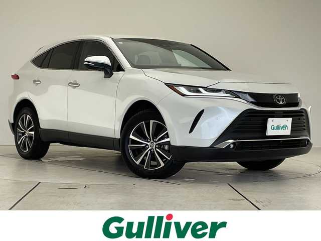 トヨタ ハリアー G 愛知県 2024(令6)年 1.1万km プラチナホワイトパールマイカ トヨタセーフティセンス/純正8型ディズプレイオーディオ　ナビ機能なし/レーダークルーズコントロール/バックカメラ/電動リアゲート/パワーシート/コーナーセンサー/純正アルミホイール/ETC2.0/ブラインドスポットモニター/LEDヘッドライト/インテリジェントミラー/レーンキープアシスト/オートマチックハイビーム/衝突軽減システム/フルセグ/Bluetooth/ステアリングスイッチ/スマートキー/プッシュスタート