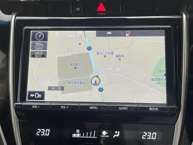 トヨタ ハリアー プレミアム 静岡県 2017(平29)年 3.8万km ダークレッドマイカメタリック ワンオーナー/純正9インチナビ/フルセグTV/DVD/CD/SD/MSV/BT/フロントカメラ/バックカメラ/ハーフレザーシート/パワーバックドア/前方ドライブレコーダー/プリクラッシュセーフティ/レーンキープアシスト/オートハイビーム/レーダークルーズコントロール/クリアランスソナー/3眼LEDライト/LEDヘッドライト/LEDフォグ/運転席パワーシート/ビルトインETC/ステアリングスイッチ/純正18インチAW/スマートキー×2/カードキー/保証書/取扱説明書/ナビ取扱説明書/H30/R2/R4/R6点検記録簿有