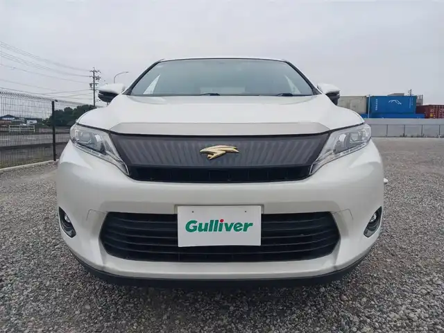 トヨタ ハリアー エレガンス 富山県 2014(平26)年 3.8万km ホワイトパールクリスタルシャイン 純正9型ナビ/フルセグTV/バックモニター/ドライブレコーダー/横滑り防止装置/LEDヘッドランプ/オートライト/革巻きステアリング/ステアリングスイッチ/ハーフレザーシート/運転席パワーシート/純正17インチアルミホイール/スマートキー/プッシュエンジンスタート/禁煙車