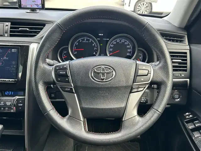 トヨタ マークＸ 250RDS 大阪府 2017(平29)年 1.8万km プレシャスブラックパール ＡＬＰＩＮＥ８インチナビ　/地デジ　/Ｂｌｕｅｔｏｏｔｈ　/バックカメラ　/ハーフレザーシート　/シートヒーター　/レーダークルーズコントロール　/パワーシート　/ドラレコ　/コーナーセンサー　/ＥＴＣ　/スマートキー