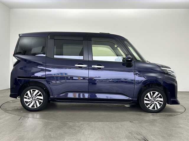 トヨタ ルーミー カスタムG 兵庫県 2021(令3)年 1.6万km クールバイオレットクリスタルシャイン ・ワンオーナー/・純正９型ディスプレイオーディオ（フルセグ/Bluetooth）/・全方位モニター/・アダプティブクルーズコントロール/・両側パワースライドドア/・前席シートヒーター/・クリアランスソナー/・先行者発進のお知らせ/・車線逸脱警報/・標識認識/・踏み間違え防止/・誤発信抑制機能/・LEDオートライト/・オートマチックハイビーム/・コーナーセンサー/・ビルトインETC/・シ－トヒーター/・ステアリングリモコン/・スマートキー/・プッシュスタート/・ドアバイザー