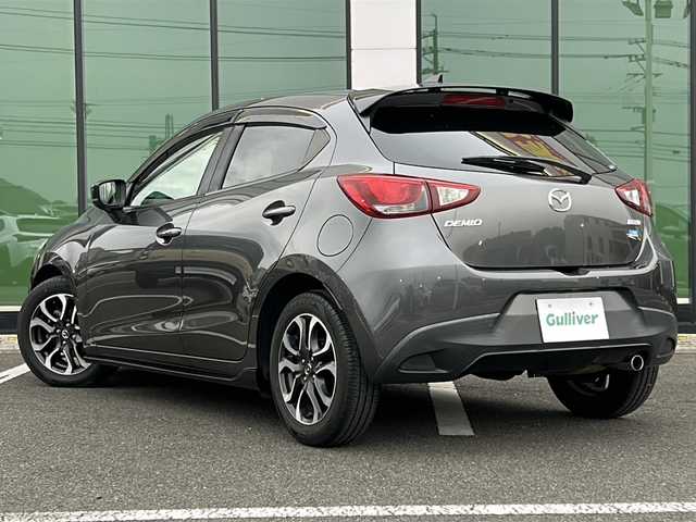 マツダ デミオ XD ツーリング 福岡県 2017(平29)年 6.3万km マシーングレープレミアムM 純正ナビ/（Bluetooth/フルセグTV/CD/DVD/AM/FM）/ターボ/クルーズコントロール/シートヒーター/i-stop/オートライト/LEDヘッドライト/HUD/純正アルミホイール/純正フロアマット/ETC/スペアキー