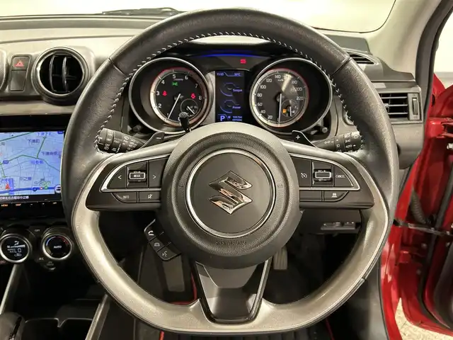 スズキ スイフト HYBRID RS 愛知県 2020(令2)年 4.5万km バーニングレッドPM 純正８インチナビ/全方位モニター　/衝突軽減ブレーキ/レーダークルーズコントロール/車線逸脱警報/運転席シートヒーター/ドライブレコーダー/ビルトインＥＴＣ/パドルシフト/アクセサリーソケット/USB入力端子/リアフォグ/ISOFIX/純正フロアマット/純正16インチアルミホイール