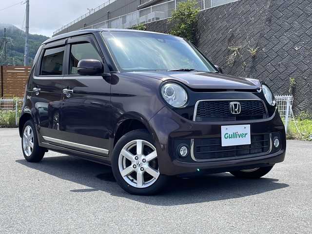 ホンダ Ｎ ＯＮＥ プレミアム 山梨県 2014(平26)年 6.5万km プレミアムディープモカパール 純正メモリナビ（VXM-145C）/・CDAMFMAUX/Bluetooth（電話のみ）/衝突軽減ブレーキ/前後ドラレコ/アイドリングストップ/プッシュスタート/ETC/純正HIDヘッドライト/スマートキー/スタッドレスタイヤ積み込み