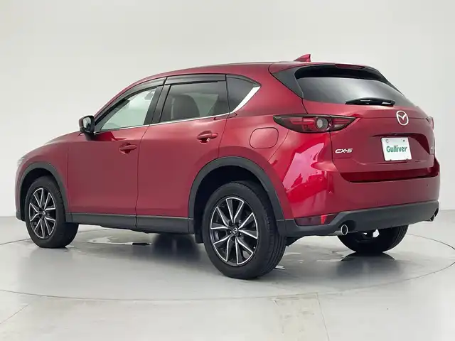 マツダ ＣＸ－５ XD Lパッケージ 愛知県 2017(平29)年 4.6万km ソウルレッドクリスタルM 純正ナビ/・フルセグTV/・Bluetooth/・CD/・DVD/電動リアゲート/バックサイドカメラ/BMS/コーナーセンサー/パワーシート/全席シートヒーター/ステアリングヒーター/追従クルコン/レーンキープアシスト/ETC/ドラレコ/オートライト/LEDヘッドライト/白革