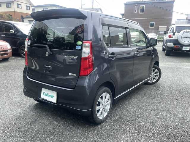 スズキ ワゴンＲ FX－LTD 熊本県 2013(平25)年 7.8万km ルナグレーパールメタリック プッシュスタート/社外ナビ/（CD・DVD・フルセグTV・BTオーディオ・SD）/純正14インチAW/ウィンカーミラー/純正フロアマット/純正ドアバイザー/新車保証書/取扱説明書/スマートスペアキー×1本