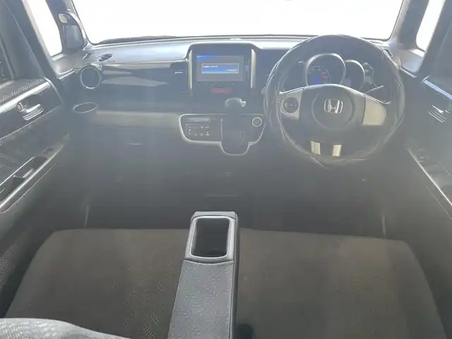 ホンダ Ｎ ＢＯＸ カスタム G Aパッケージ 沖縄県 2014(平26)年 6.6万km スマートブラック (株)IDOMが運営する【じしゃロンコザ店】の自社ローン専用車両になりますこちらは現金またはオートローンご利用時の価格です。自社ローンご希望の方は別途その旨お申付け下さい/純正ナビ　/フルセグＴＶ　/Ｂｌｕｅｔｏｏｔｈ接続　/ＣＤ／ＤＶＤ再生　/バックカメラ　/ＥＴＣ　/両側パワースライドドア　/衝突被害軽減ブレーキ　/プッシュスタート　/スマートキー　/オートライト