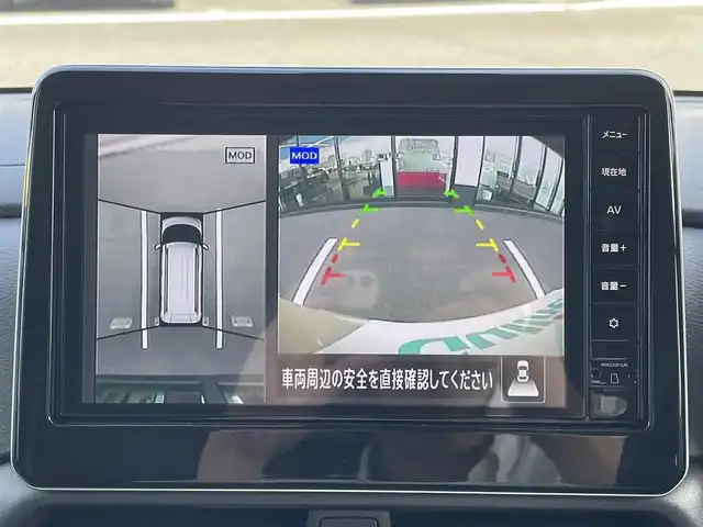 三菱 デリカミニ T プレミアム 群馬県 2024(令6)年 0.2万km ベージュ ワンオ－ナー/純正9型SDナビ【MM223D-LM】/　AM/FM/SD/BTオーディオ/フルセグTV/全方位カメラ/e-アシスト/・衝突軽減ブレーキ/・踏み間違い衝突防止アシスト/・前方衝突予測警報/マイパイロット/・レーダークルーズコントロール/・車線維持支援機能/デジタルルームミラー/前席シートヒーター/ステアリングヒーター/両側パワースライドドア/純正LEDヘッドライト/純正ゴムマット/社外15インチOPEN COUNTRYタイヤ/取扱説明書/保証書/スペアキー1本