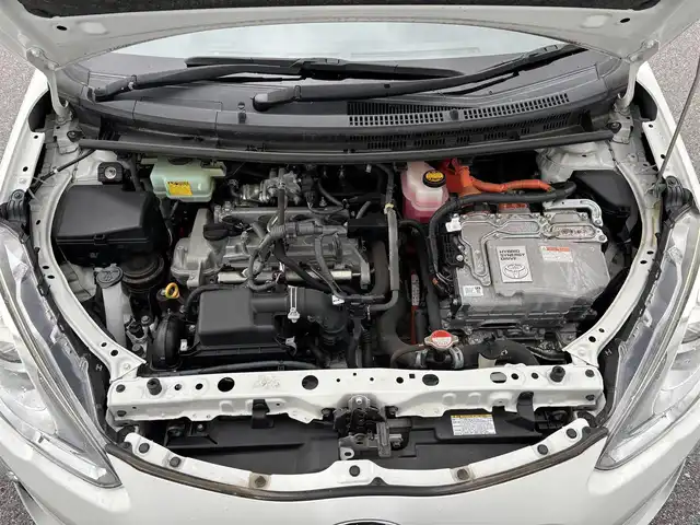 トヨタ アクア S スタイルブラック 滋賀県 2016(平28)年 4.8万km ライムホワイトパールクリスタルシャイン 純正ナビ/CD/DVD/Bluetooth/フルセグTV/バックカメラ/ETC/プリクラッシュセーフティ/レーンディパーチャーアラート/オートライト/オートマチックハイビーム/LEDヘッドライト/タナベZT40車高調/BBSアルミホイール/アイドリングストップ/ドアバイザー/プッシュスタート