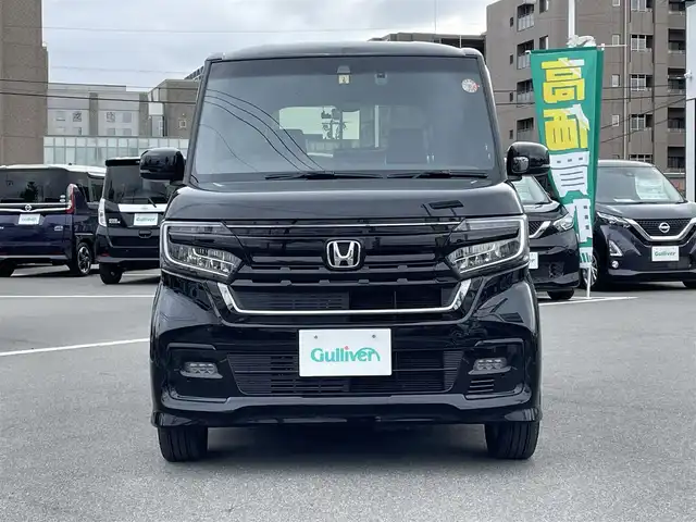ホンダ Ｎ ＢＯＸ カスタム L ターボ 長野県 2023(令5)年 2.9万km クリスタルブラックパール 純正９型メモリナビ(AM/FM/TV/Bluetooth/DVD)/ターボ過給機/バックカメラ/純正15インチAW/Bluetooth/フルセグTV/ETC/前後ドライブレコーダー/両側電動スライドドア/ハーフレザーシート/前席シートヒーター/後方コーナーセンサー/アダプティブクルーズコントロール/プリクラッシュセーフティ/レーンキープアシスト/レーン逸脱警報装置/空気清浄/ＵＳＢ入力端子/ウィンカーミラー/パドルシフト/ＭＴモード付ＡＴ/革巻きステアリング/ステアリングスイッチ/純正エアロパーツ/純正フロアマット/純正ＬＥＤライト/フォグランプ/オートライト/アダプティブハイビームシステム/エアバック(Ｗ＋サイド＋カーテン)/プッシュスタート/オートエアコン/アイドリングストップ/スマートキー