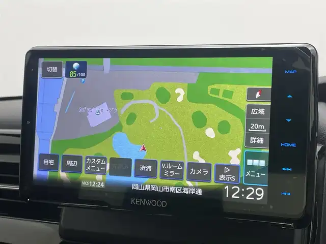 ホンダ Ｎ ＢＯＸ カスタム L 岡山県 2022(令4)年 2.1万km メテオロイドグレーメタリック 9インチフローティングナビ/（MDV-M909HDF）/・FM/AM/Bluetooth/フルセグ/CD/DVD/HDMI/バックカメラ/・フロントカメラ/シートヒーター/片側パワースライドドア/ホンダセンシング/・衝突軽減ブレーキ/・車線逸脱警報/・アダプティブクルーズコントロール/・オートハイビーム/・バックソナー/純正フロアマット/LEDヘッドライト/純正アルミ/後席サンシェード/シートバックテーブル/新車保証書/取扱説明書/スペアキー×１