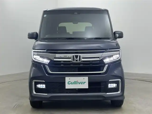 ホンダ Ｎ ＢＯＸ カスタム L 岡山県 2022(令4)年 2.1万km メテオロイドグレーメタリック 9インチフローティングナビ/（MDV-M909HDF）/・FM/AM/Bluetooth/フルセグ/CD/DVD/HDMI/バックカメラ/・フロントカメラ/シートヒーター/片側パワースライドドア/ホンダセンシング/・衝突軽減ブレーキ/・車線逸脱警報/・アダプティブクルーズコントロール/・オートハイビーム/・バックソナー/純正フロアマット/LEDヘッドライト/純正アルミ/後席サンシェード/シートバックテーブル/新車保証書/取扱説明書/スペアキー×１