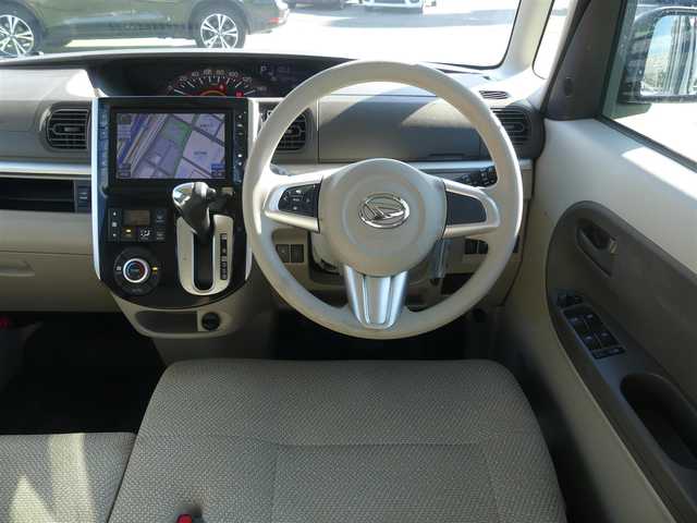 ダイハツ タント X ターボ SA 千葉県 2015(平27)年 6万km パールホワイトⅢ スマートアシスト/エコアイドル/4WD/両側パワースライドドア/純正SDナビ/地デジTV/【DVD/CD再生機能　Bluetooth接続】/バックカメラ/ドライブレコーダー（DRK-H78Q）/ETC/社外14インチアルミホイル/スマートキー