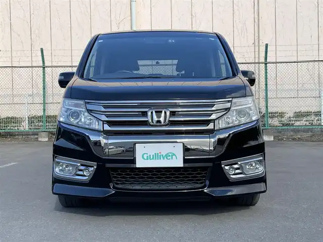 ホンダ ステップワゴン スパーダ Z クールスピリット 東京都 2014(平26)年 8.2万km プレミアムスパークルブラックパール 純正ナビ　/Ｂｌｕｅｔｏｏｔｈ　/バックカメラ　/ＣＤ　/ＤＶＤ　/フルセグＴＶ　/フリップダウンモニター　/クルーズコントロールシステム　/スペアキー　/パドルシフト/前後ドライブレコーダー/ＥＴＣ　/パドルシフト