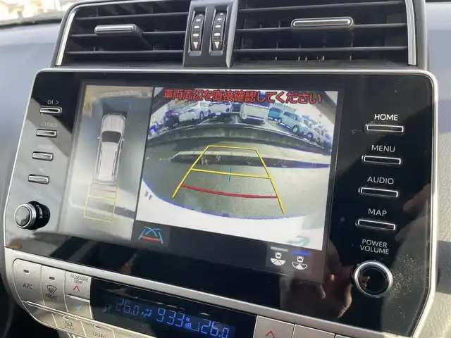 トヨタ ランドクルーザー プラド TX Lパッケージ マットブラED 福島県 2023(令5)年 3.6万km ホワイトパールクリスタルシャイン ワンオーナー/4WD/純正9インチディスプレイオーディオ/・Tコネクトナビ/・Bluetooth/衝突回避支援パッケージ/・プリクラッシュセーフティ/・レーンディパーチャーアラート/・オートマチックハイビーム/・レーダークルーズコントロール/パーキングサポートブレーキ/全方位モニター/ビルトインETC 2.0/前後ドライブレコーダー/黒レザーシート/・前席パワーシート/・シートヒーター/・エアシート/LEDヘッドライト/・オートライト/・オートハイビーム/・フォグランプ/スマートキー/・プッシュスタート/・スペアキー/エンジンスターター/新車時保証書/取扱説明書