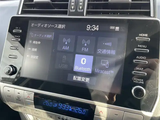 トヨタ ランドクルーザー プラド TX Lパッケージ マットブラED 福島県 2023(令5)年 3.6万km ホワイトパールクリスタルシャイン ワンオーナー/4WD/純正9インチディスプレイオーディオ/・Tコネクトナビ/・Bluetooth/衝突回避支援パッケージ/・プリクラッシュセーフティ/・レーンディパーチャーアラート/・オートマチックハイビーム/・レーダークルーズコントロール/パーキングサポートブレーキ/全方位モニター/ビルトインETC 2.0/前後ドライブレコーダー/黒レザーシート/・前席パワーシート/・シートヒーター/・エアシート/LEDヘッドライト/・オートライト/・オートハイビーム/・フォグランプ/スマートキー/・プッシュスタート/・スペアキー/エンジンスターター/新車時保証書/取扱説明書