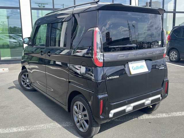 三菱 デリカミニ G プレミアム 道東・釧路十勝 2023(令5)年 2.6万km アメジストブラック ・4WD/・社外SDナビ/(CD・DVD・フルセグ・BT・SD・iPod・FM・AM)/・全方位カメラ/・MIPILOT/・スマートキー×2/・プッシュスタート/・ダウンヒルアシスト/・両側パワースライドドア/・ステアリングヒーター/・シートヒーター/・純正エンジンスターター/・LEDヘッドライト/・フォグライト/・オートライト/・ルーフレール/・ステアリングスイッチ/・社外フロアマット/・ドアバイザー/・電格ウィンカーミラー