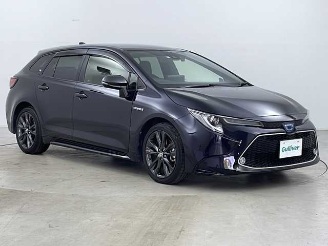 トヨタ カローラツーリング ハイブリッド ダブルバイビー 道央・札幌 2020(令2)年 7.2万km スパークリングブラックパールクリスタルシャイン ・4WD/・純正ディスプレイオーディオナビTV&CD&DVD&BT&MiraCast/・バックカメラ/・プリクラッシュセーフティ/・ブラインドスポットモニター/・レーンキープアシスト/・クリアランスソナー/・オートマチックハイビーム/・レーダークルーズコントロール/・ステアリングヒーター/・シートヒーター/・ハーフレザーシート/・純正ドライブレコーダー/・AC100V/・ビルトインETC2.0/・オートライト/・LEDヘッドライト/・スマートキー