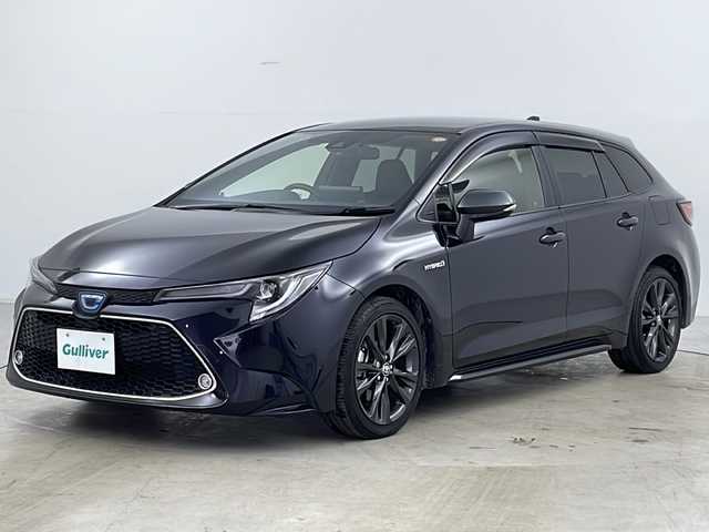 トヨタ カローラツーリング ハイブリッド ダブルバイビー 道央・札幌 2020(令2)年 7.2万km スパークリングブラックパールクリスタルシャイン ・4WD/・純正ディスプレイオーディオナビTV&CD&DVD&BT&MiraCast/・バックカメラ/・プリクラッシュセーフティ/・ブラインドスポットモニター/・レーンキープアシスト/・クリアランスソナー/・オートマチックハイビーム/・レーダークルーズコントロール/・ステアリングヒーター/・シートヒーター/・ハーフレザーシート/・純正ドライブレコーダー/・AC100V/・ビルトインETC2.0/・オートライト/・LEDヘッドライト/・スマートキー