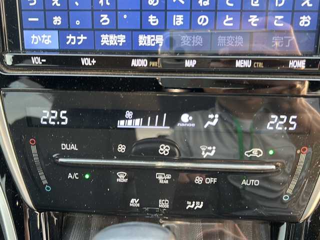 トヨタ ハリアー ハイブリッド プレミアム 新潟県 2019(平31)年 13.2万km ホワイトパールクリスタルシャイン ４WD/スペアキー2本/クルーズコントロール/電動リアゲート/バックカメラ/オートライト/D席パワーシート/純正フロアマット/パーキングアシスト/ETC/プッシュスタート/衝突軽減システム/レーンキープアシスト/横滑り防止