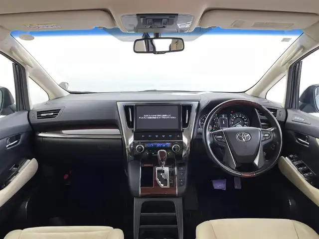 トヨタ ヴェルファイア V 福井県 2016(平28)年 3.3万km ブラック 純正ナビ　/型式：NSZN-Z66T/【AM/FM/Bluetooth/フルセグTV】/クルーズコントロール/両側パワースライドドア/電動パーキング/ブレーキホールド/パワーシート（Ｄ席）/プッシュスタート/スマートキー/ＥＴＣ/横滑り防止機能/ステアリングスイッチ/フォグランプ/LEDヘッドライト/ウインカーミラー/電格ミラー/ウォークスルー/サンシェード（セカンドシート）