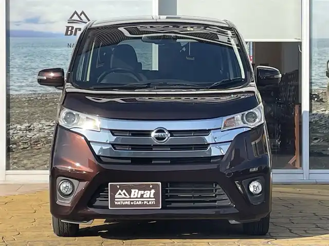 日産 デイズ HWS X Vセレ +SeftyⅡ 道北・旭川 2015(平27)年 3.6万km モカブラウンP 純正カーナビ/アラウンドビューモニター/フルセグTV/アイドリングストップ/シートヒーター/HIDヘッドライト/フォグランプ/プッシュスタート/スマートキー