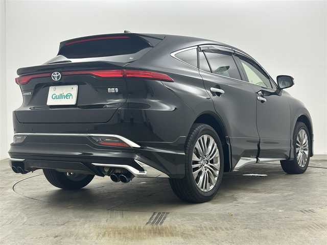 トヨタ ハリアー ハイブリッド Z レザーパッケージ 岡山県 2020(令2)年 4.4万km ブラック モデリスタエアロ(F/S/R)/純正12.3インチナビ/（BT/フルセグ/USB/Carplay/AUX）/JBLサウンドシステム/ブラウン本革レザーシート/D/N席パワーシート/D/N席シートヒーター/D/N席エアーシート/パワーバックドア/ステアリングヒーター/ビルトインETC2.0/デジタルインナーミラー/ヘッドアップディスプレイ/ブラインドスポットモニター/レーダークルーズコントロール/コーナーセンサー/レーンキープアシスト/ブラインドスポットモニター/オートハイビーム/LEDヘッドライト/純正ドアバイザー/純正フロアマット/純正19インチアルミホイール