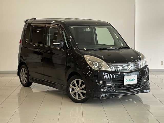 スズキ ソリオ ブラック&ホワイト 新潟県 2012(平24)年 12.5万km ブルーイッシュブラックパール3 4WD/社外SDナビ(MDV-626DT)/CD/DVD/フルセグテレビ/ミュージックサーバー/バックカメラ/ETC/ドライブレコーダー/両側パワースライドドア/運転席シートヒーター /ミラーヒーター/ステアリングスイッチ/スマートキー/プッシュスタート/キセノンヘッドライト/オートライト/フォグランプ/純正15インチアルミホイール