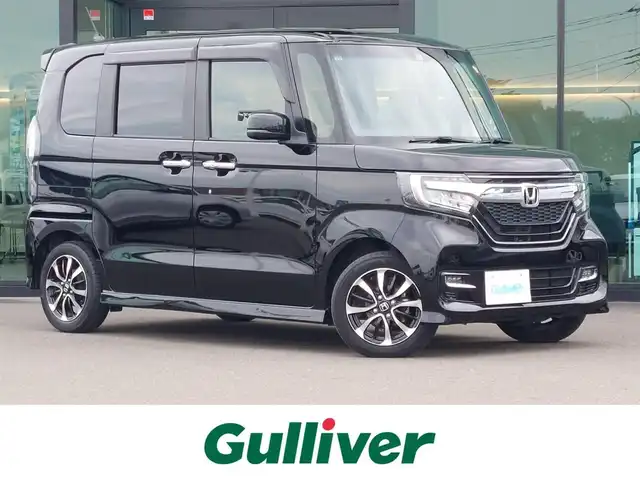 ホンダ Ｎ ＢＯＸ カスタム G L ホンダセンシング 東京都 2020(令2)年 1.6万km クリスタルブラックパール 純正ナビ(VXM-204VFi)/【USB/BT/AUX/DVD/CD/FM/AM/TV/SD/ipod】/バックカメラ/ビルトインETC/ドライブレコーダー/アダプティブクルーズコントロール/ＣMBS/ＬＫＡＳ/片側電動スライドドア/シートヒーター/パーキングセンサーシステム/LEDヘッドライト/フォグランプ/USBポート/純正14インチAW/プッシュスタート/スマートキー