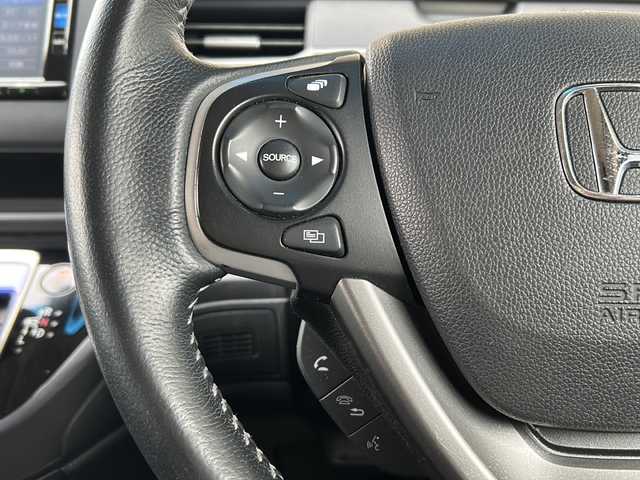 ホンダ フリード ハイブリット EX 静岡県 2018(平30)年 8.4万km プレミアムスパークルブラックパール 純正ナビ/・（CD/DVD/ラジオ）/主要装備/・クルーズコントロール/・衝突軽減ブレーキ/・レーンキープアシスト/・両側パワースライドドア/・バックカメラ/・フリップダウンモニター/・フロントデフォッガー/・シートヒーター/・ステアリングリモコン/・オートライト/・ETC