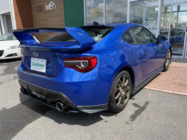 スバル ＢＲＺ STIスポーツ 道央・札幌 2018(平30)年 7.8万km WRブルーパール ・ナビ/フルセグ/CD/DVD/Bluetooth/・バックカメラ/・前方ドラレコ/・ETC2.0/・LEDヘッドライト/・ブレンボブレーキキャリパー/・社外LEDライト/・リアフォグランプ/・ハーフレザーシート/・前席シートヒーター/・ブレンボキャリパー/・大型リアスポイラー/・RAZOシフトノブ/・純正AW＋ノーマルタイヤ車載