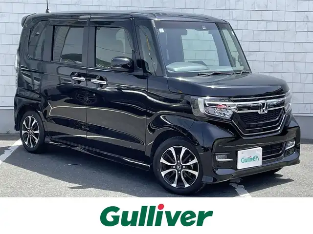 ホンダ Ｎ ＢＯＸ カスタム G L ホンダセンシング 愛知県 2019(平31)年 6.1万km クリスタルブラックパール ・パナソニックストラーダナビ/・フルセグテレビ/・CD/DVD再生機能/・ミュージックサーバー（SD録音）/・Bluetooth接続機能/・ベンチシート/・両側電動スライドドア/・純正14インチアルミホイール/・純正LEDヘッドライト/・オートライト/・アイドリングストップ/・衝突軽減ブレーキ/・レーンキープアシスト/・社外ドライブレコーダー/・スマートキー/・プッシュスタート/・オートエアコン/・アダプティブクルーズコントロール/・充電用USBポート（2ヶ所）