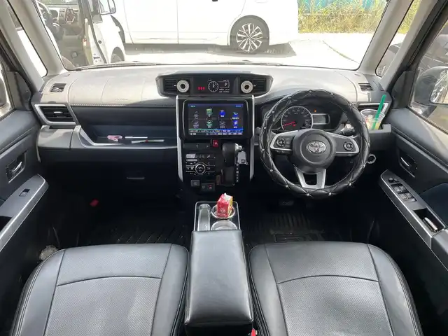 トヨタ ルーミー カスタムG 福岡県 2020(令2)年 7.8万km ブラックマイカメタリック 9型SDナビ（TV/CD/DVD/BT)両側パワスラトヨタセーフティーセンスLEDヘッドライトUSBポートETCレーダークルコン純正アルミホイール/ハンドルカバー有り/シートカバー有り