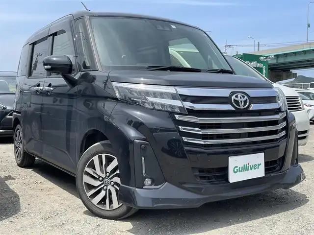トヨタ ルーミー カスタムG 福岡県 2020(令2)年 7.8万km ブラックマイカメタリック 9型SDナビ（TV/CD/DVD/BT)両側パワスラトヨタセーフティーセンスLEDヘッドライトUSBポートETCレーダークルコン純正アルミホイール/ハンドルカバー有り/シートカバー有り