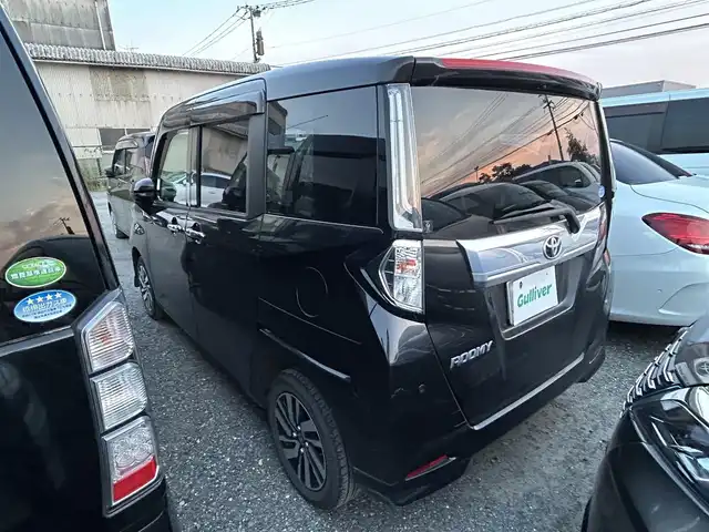 トヨタ ルーミー カスタムG 福岡県 2020(令2)年 7.8万km ブラックマイカメタリック 9型SDナビ（TV/CD/DVD/BT)両側パワスラトヨタセーフティーセンスLEDヘッドライトUSBポートETCレーダークルコン純正アルミホイール/ハンドルカバー有り/シートカバー有り