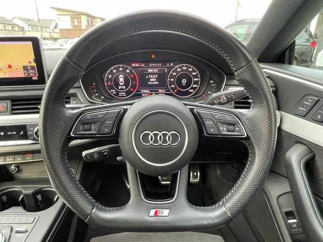 アウディ Ａ５ SB 40TFSIスポーツ 埼玉県 2019(平31)年 3.8万km グレイシアホワイトメタリック 黒ハーフレザー　/アシスタンスパッケージ　/純正ナビ　/３６０度カメラ　/アダプティブクルーズコントロール　/マトリクスＬＥＤ　/バーチャルコックピット　/フルセグ　/シートヒーター/スマートキー　/ＥＴＣ２．０