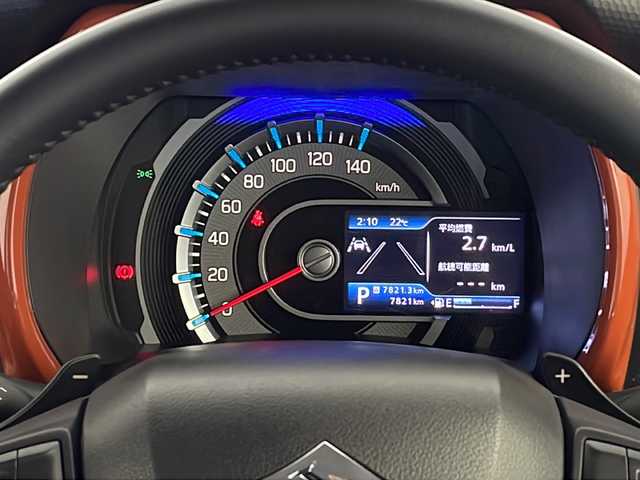 スズキ ハスラー HYBRID X ターボ 新潟県 2020(令2)年 0.8万km バーミリオンオレンジ/ガンメタリック2トーン 純正メモリナビ(CN-RZ82)/デジタルインナーミラー/バックカメラ/フルセグTV/社外ドアバイザー/社外フロアマット/LEDヘッドライト/シートヒーター/スマートキー/ターボ/レーダークルーズコントロール/スペアキー/純正アルミホイール
