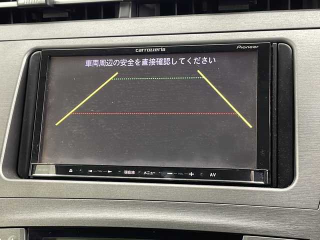 トヨタ プリウス S 愛知県 2014(平26)年 6.3万km スーパーホワイトⅡ 社外ナビ/プッシュスタート/オートライト/電動格納ミラー/前後ドライブレコーダー/ETC/フォグランプ/社外フロアマット
