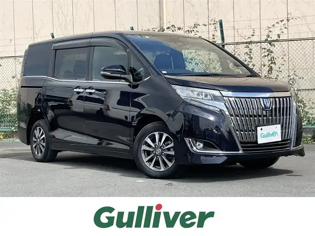 トヨタ エスクァイア ハイブリッド Gi 東京都 2021(令3)年 3万km スパークリングブラックパールクリスタルシャイン トヨタセーフティセンス/純正ナビ（NSZT-W68T）/Bluetooth/CD/DVD/バックカメラ/ETC2.0/フルセグテレビ/前後ドライブレコーダー（DC-DR652）/純正フロアマット/レザーシート/シートヒーターD+N席/両側パワースライドドア/15インチアルミホイール/前後コーナーセンサー/純正LEDヘッドライト/オートライト/オートマチックハイビーム